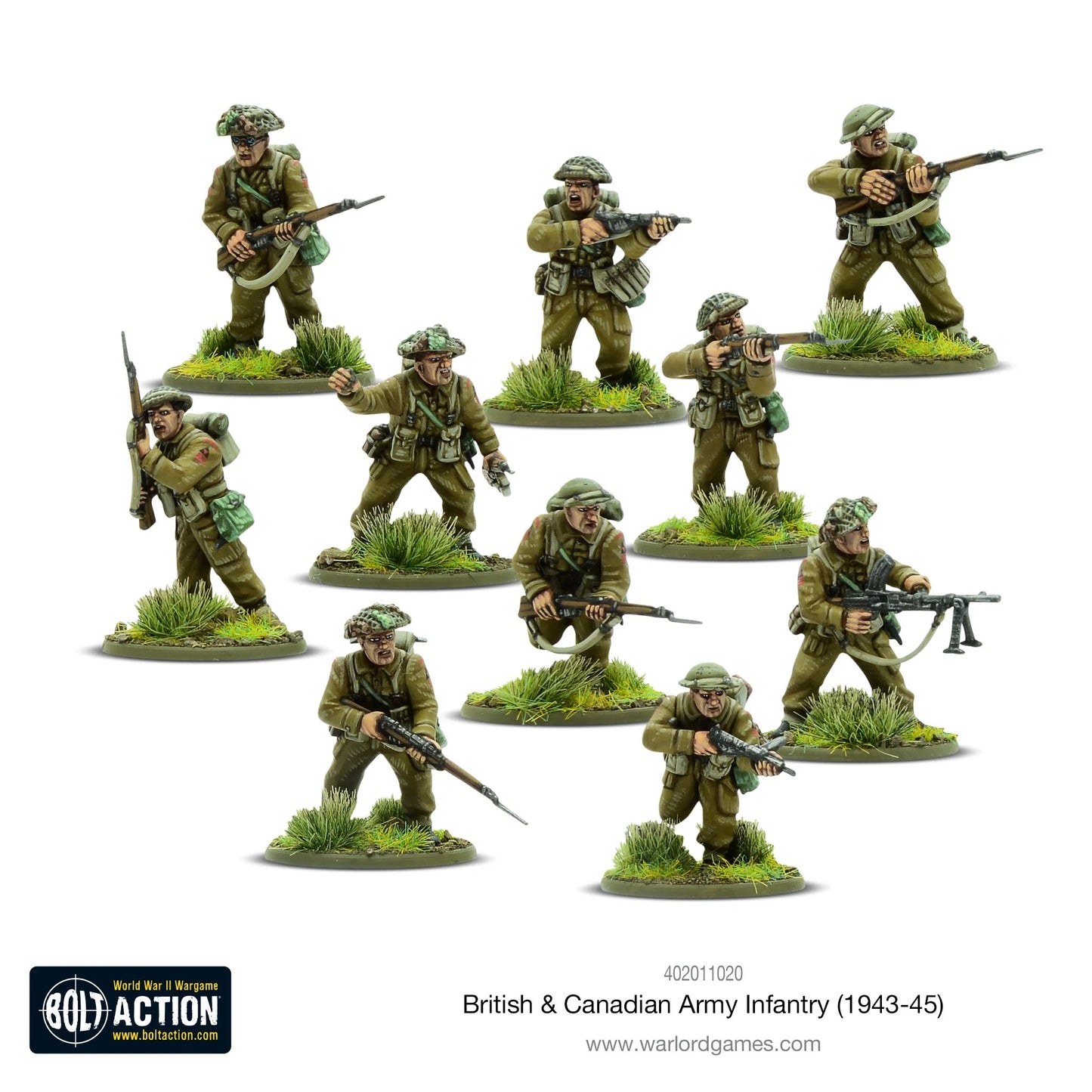 Bolt Action British & Canadian Infantry 1/56 (402011020)