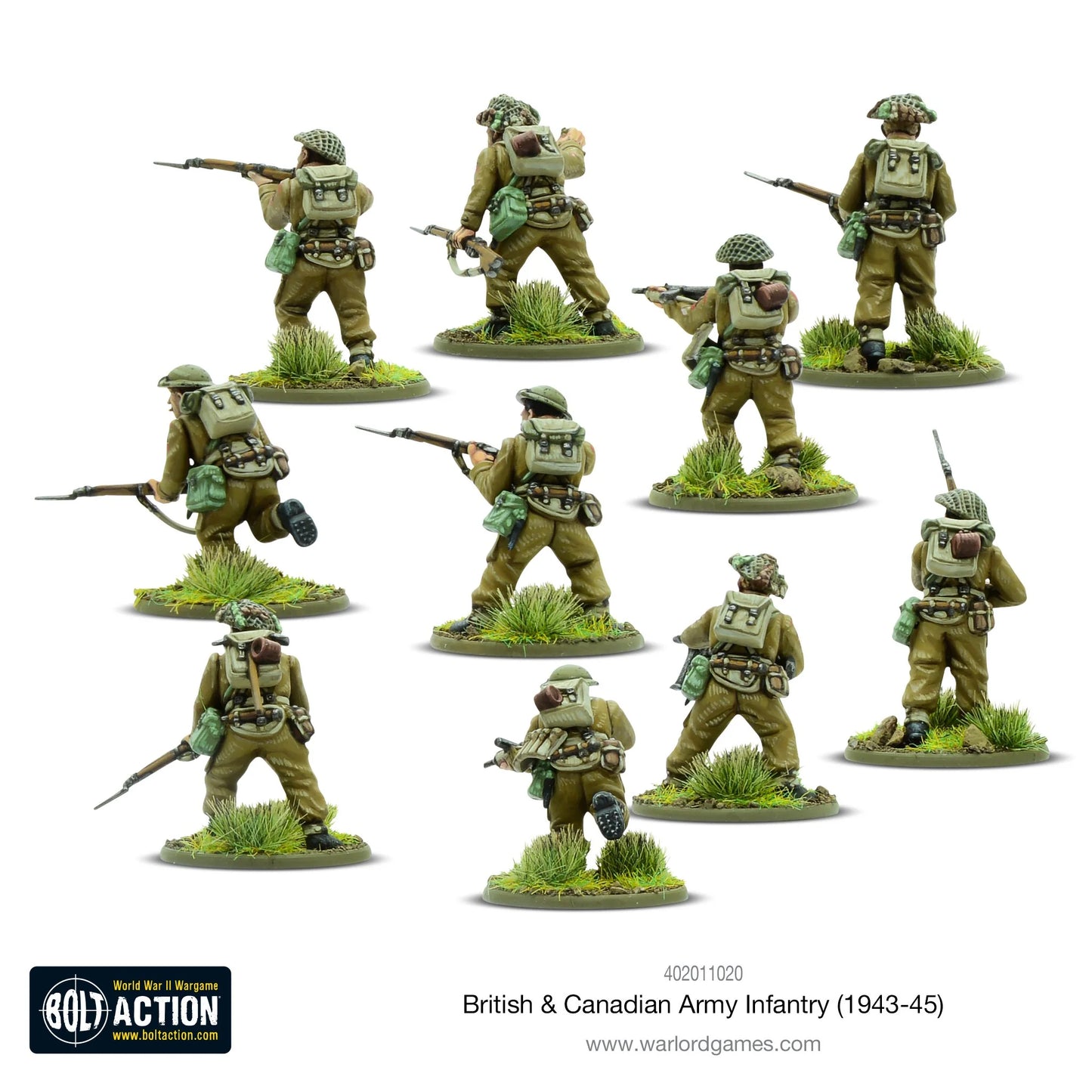 Bolt Action British & Canadian Infantry 1/56 (402011020)