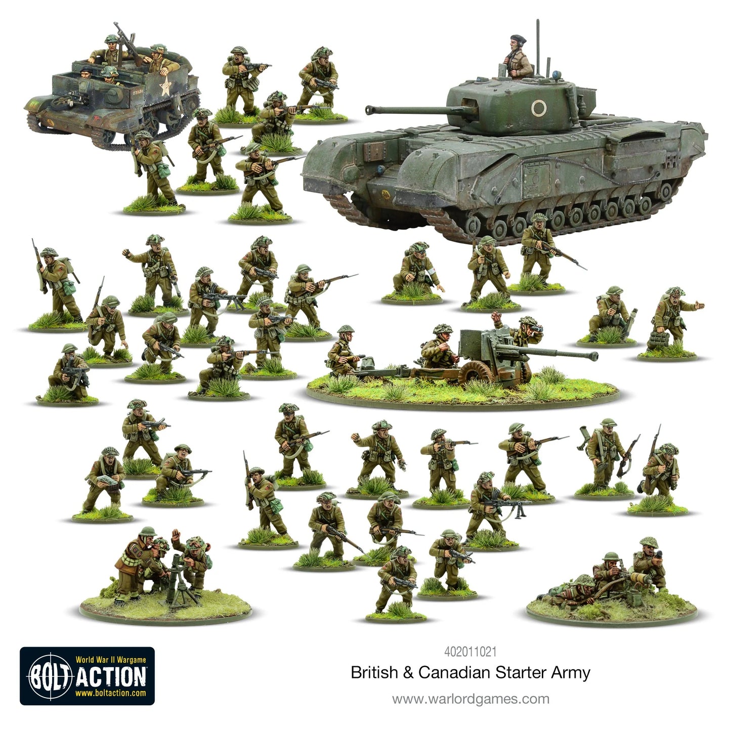 Bolt Action British & Canadian Starter Army 1/56 (402011021)