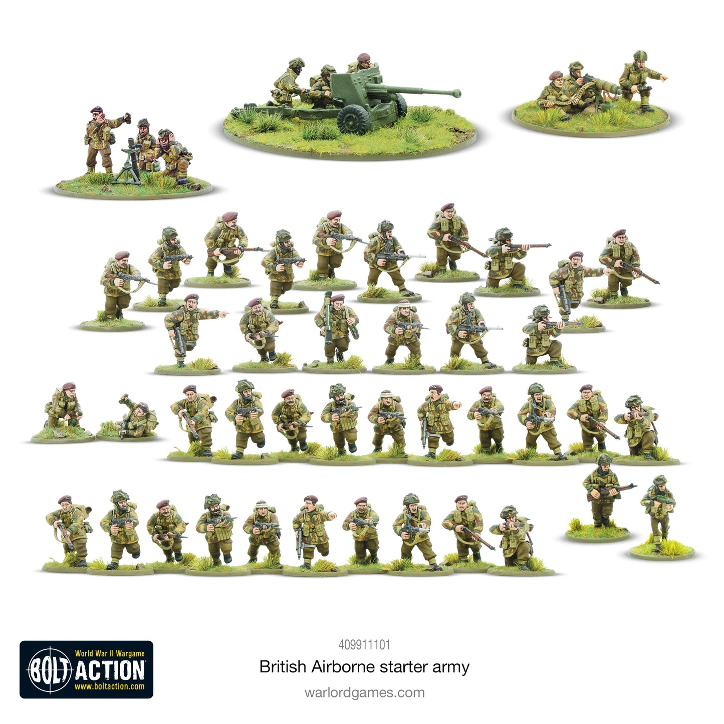 Bolt Action British Airborne Starter Army 1/56 (409911101)