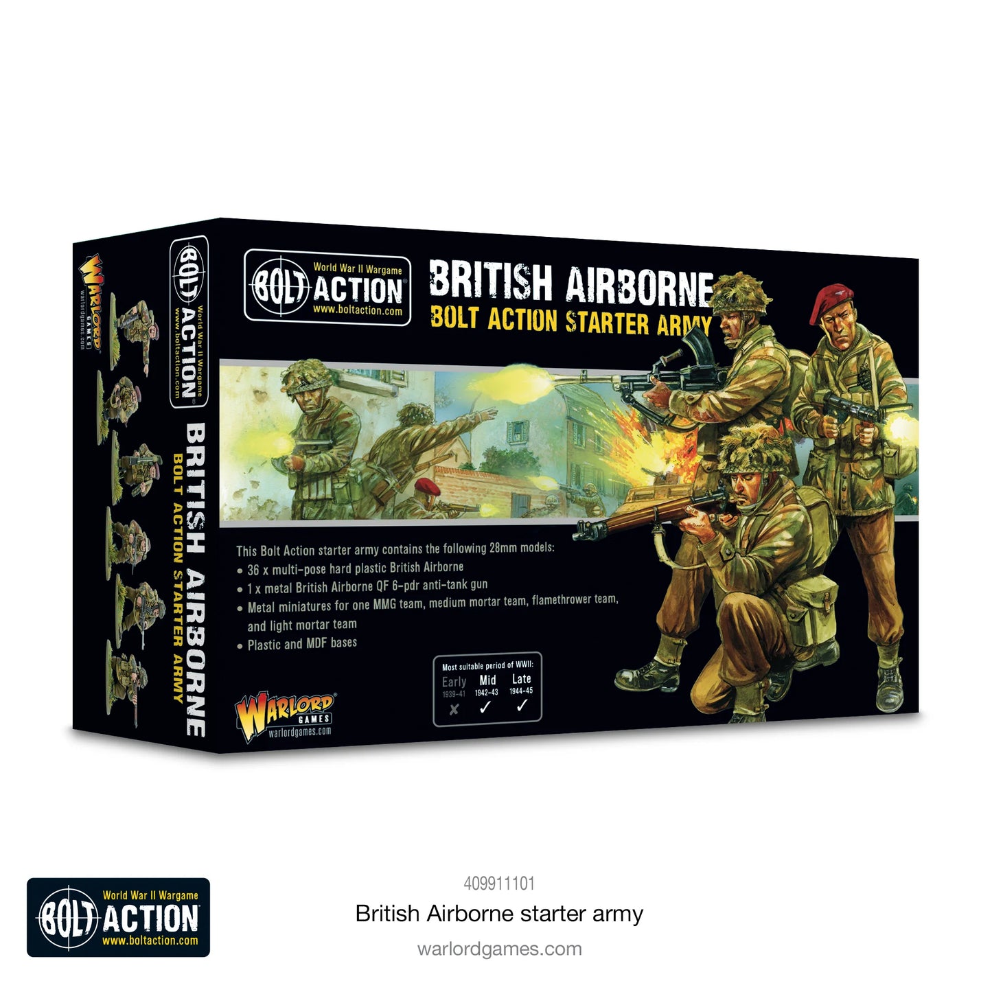 Bolt Action British Airborne Starter Army 1/56 (409911101)