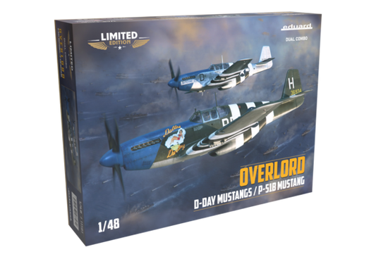 Eduard Overlord: D-Day Mustangs ? P-51B Mustang Dual Combo 1/48 (11181)