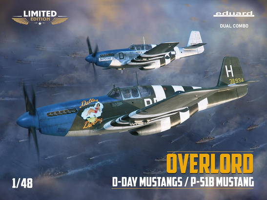 Eduard Overlord: D-Day Mustangs ? P-51B Mustang Dual Combo 1/48 (11181)