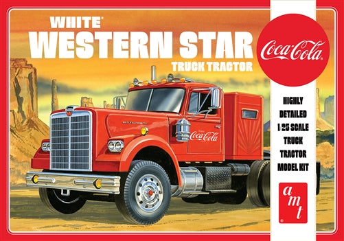 Coca-Cola semi-blanche Western Star 1/25 AMT1160