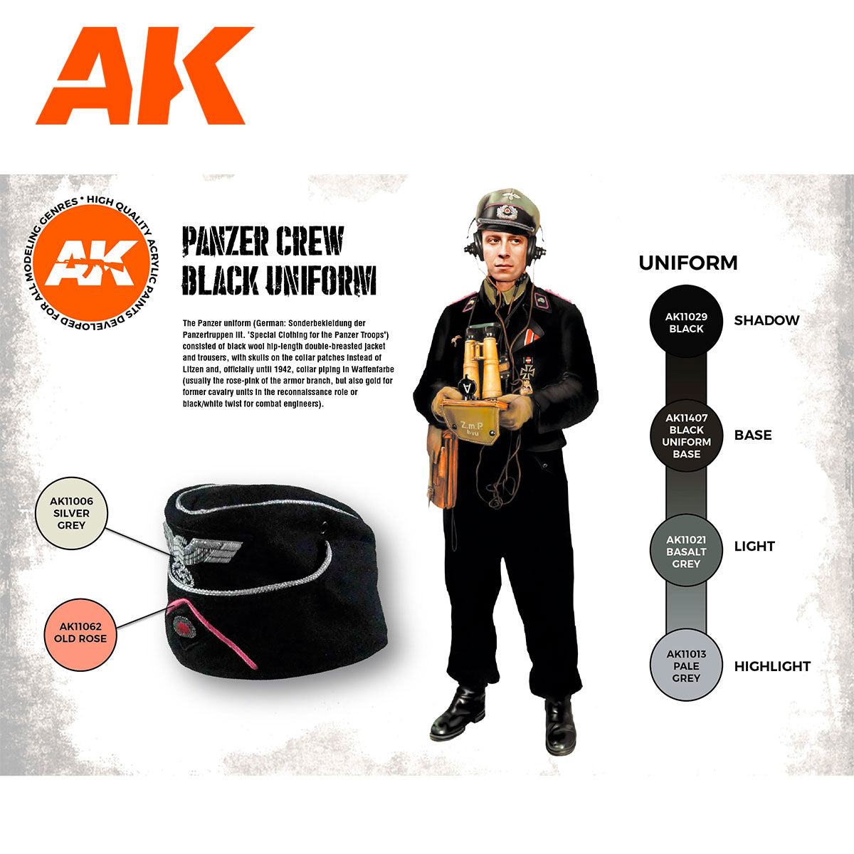 AK 3rd Gen Panzer Crew Black Uniforms (AK11622)