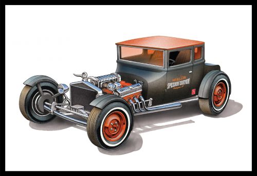 '25 Ford T Chopped 1/25 AMT1167