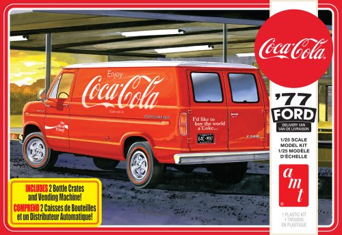 '77 Ford Van w/ Coke Machine 1/25 AMT1173