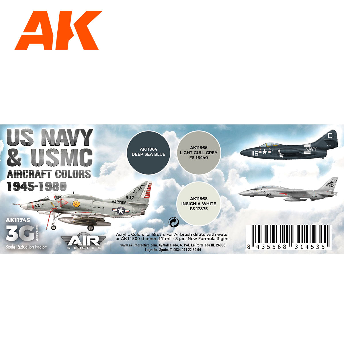 AK 3rd Gen USN & USMC Aircraft 1945-80 (AK11745)