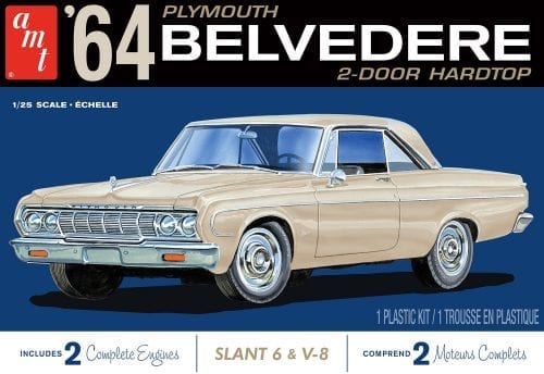 Plymouth Belvedere 1964 avec six cylindres en ligne 1/25 AMT1188