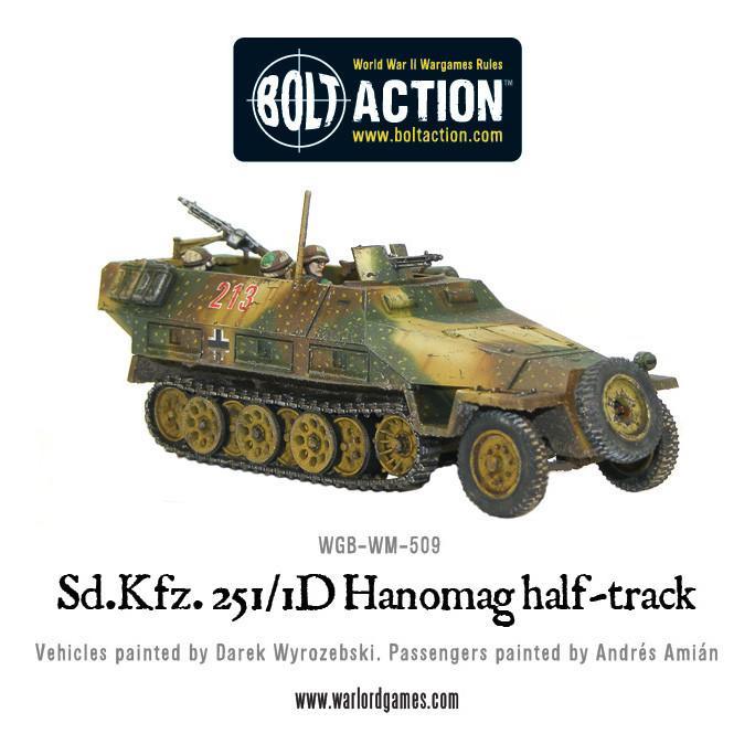 Bolt Action Sd.Kfz 251/1 Ausf D Hanomag 1/56 (402012003)