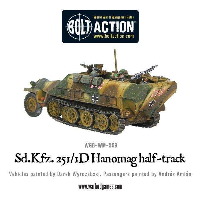 Bolt Action Sd.Kfz 251/1 Ausf D Hanomag 1/56 (402012003)