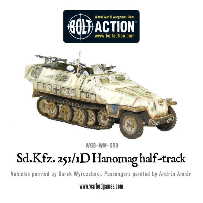 Bolt Action Sd.Kfz 251/1 Ausf D Hanomag 1/56 (402012003)