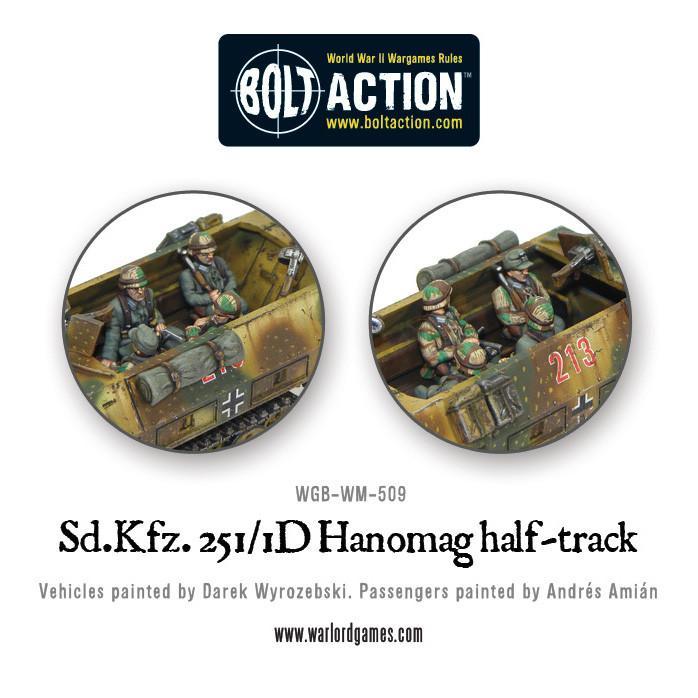 Bolt Action Sd.Kfz 251/1 Ausf D Hanomag 1/56 (402012003)