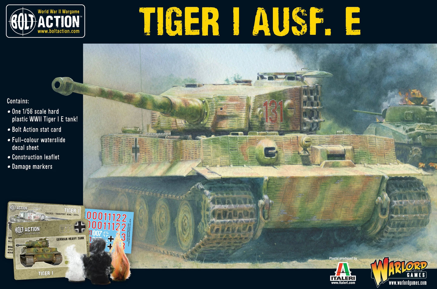 Bolt Action Tiger I Ausf E 1/56 (402012015)