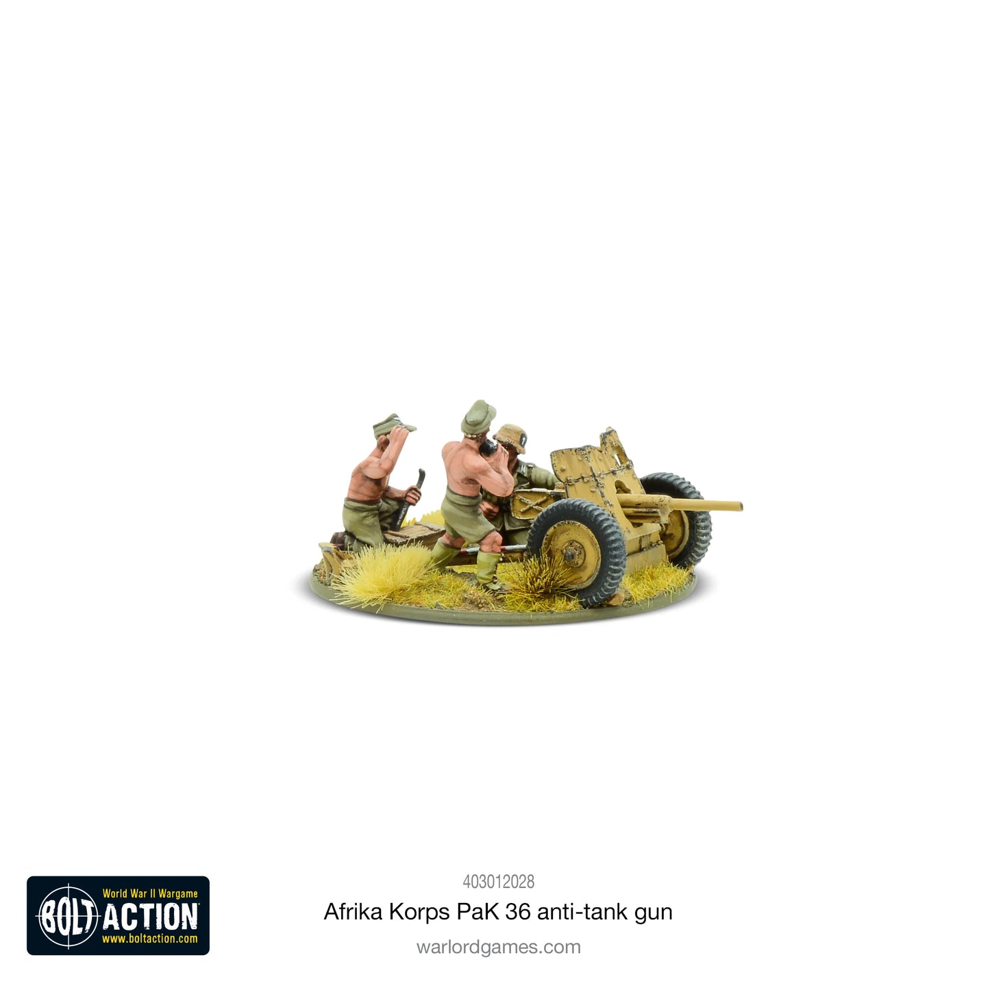 Bolt Action Afrika Korps Pak36 ATG 1/56 (403012028)