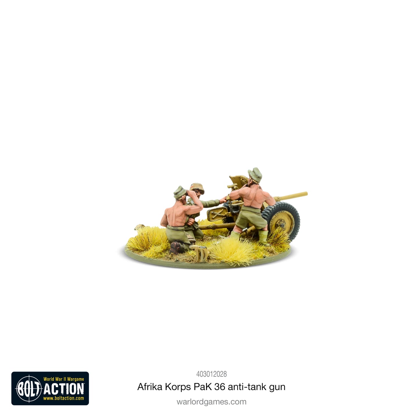 Bolt Action Afrika Korps Pak36 ATG 1/56 (403012028)