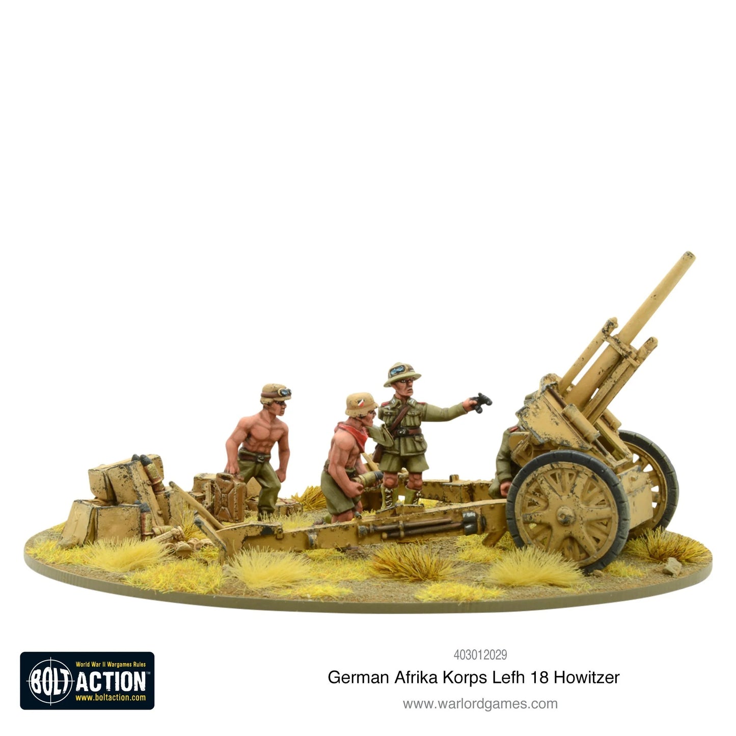 Bolt Action Afrika Korps LaFH 10.5cm Medium Artillery 1/56 (403012029)