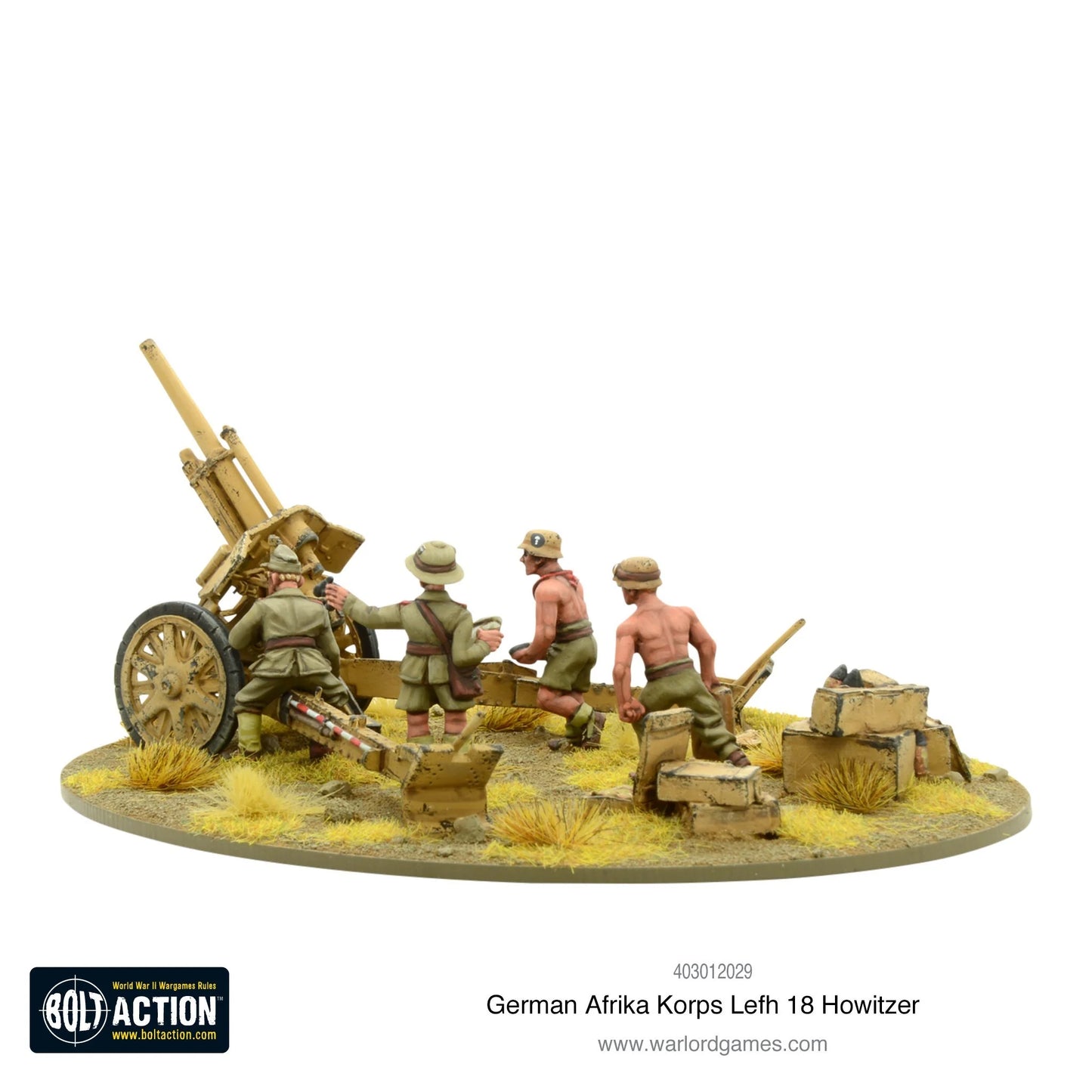 Bolt Action Afrika Korps LaFH 10.5cm Medium Artillery 1/56 (403012029)