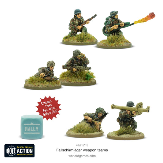 Bolt Action Fallschirmjager Weapons Team 1/56 (402212112)