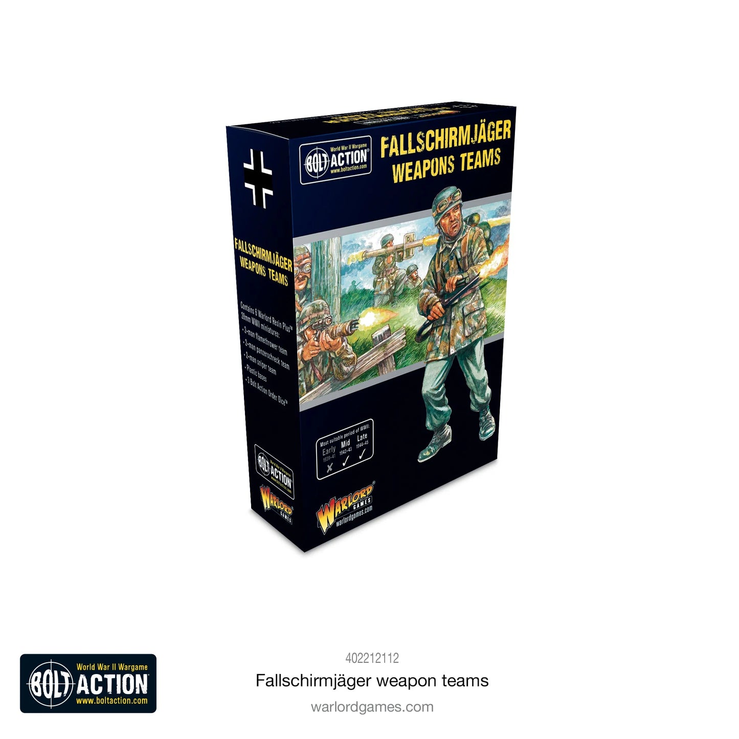 Bolt Action Fallschirmjager Weapons Team 1/56 (402212112)