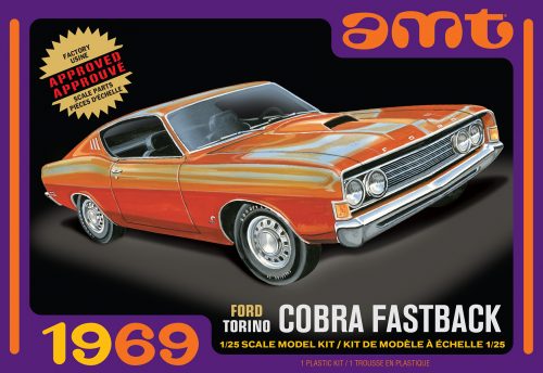 1969 Ford Torino Cobra Fastback 1/25 AMT1217