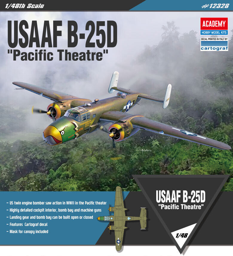 USAAF B-25D Théâtre du Pacifique 1/48 ACY12328