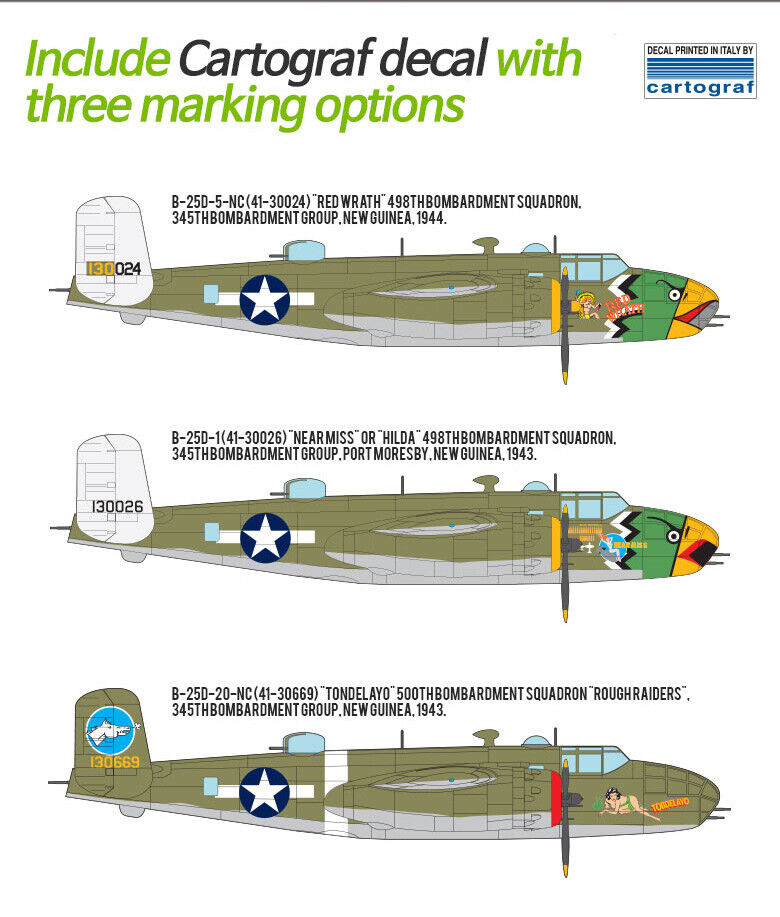 USAAF B-25D Théâtre du Pacifique 1/48 ACY12328