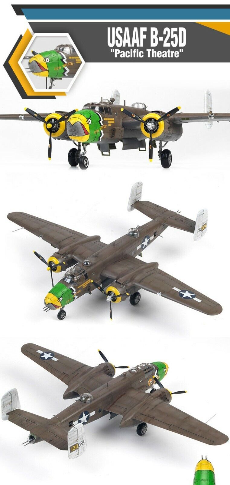 USAAF B-25D Théâtre du Pacifique 1/48 ACY12328