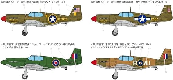 USAAF P-51 Mustang Front nord-africain 1/48 ACY12338