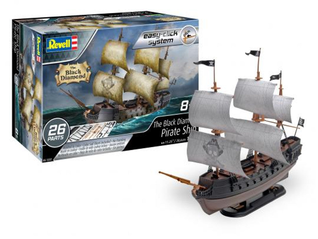 Snap 1/350 Black Diamond Sailing Ship RMX1237