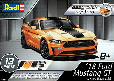 Photo de la Ford Mustang GT 2018 à l'échelle 1/25 RMX1241