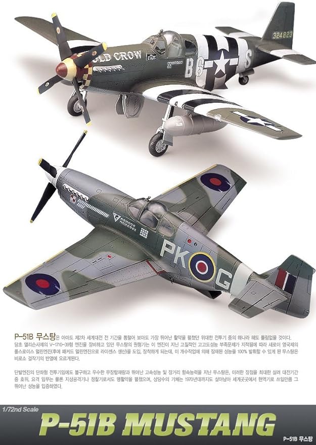 P-51B Mustang 1/72 ACY12464