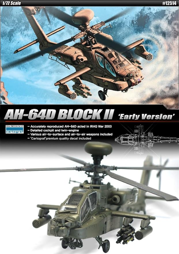 AH-64D Block II 1/72 ACY12514