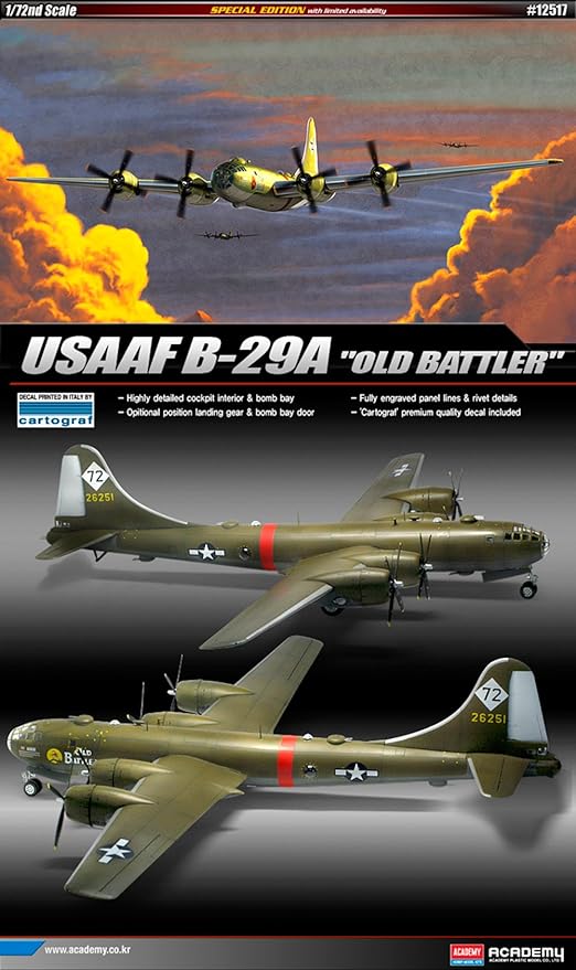 Avion de chasse américain B-29A Old Battler 1/72 ACY12517