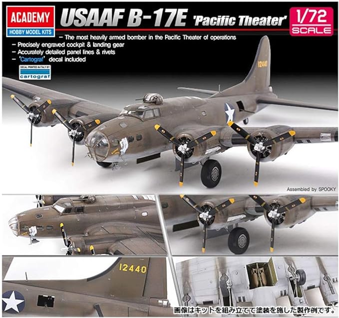 USAAF B-17E Théâtre du Pacifique 1/72 ACY12533