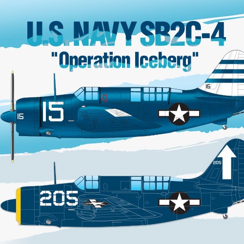 USN SB2C-4 Opération Iceberg 1/72 ACY12545