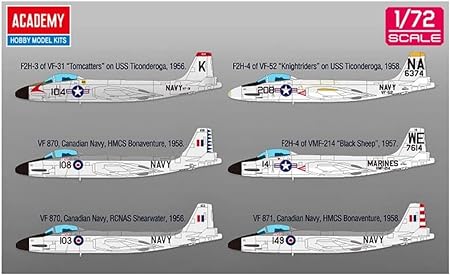 USN F2H-3 VF-41 Black Aces 1/72 ACY12548