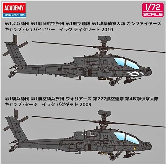 AH-64D Block II Version tardive 1/72 ACY12551