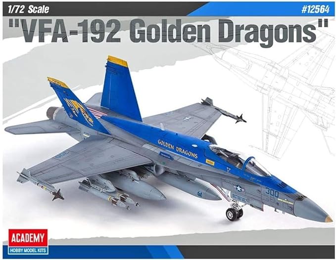 US Navy F/A-18C VFA-192 1/72 ACY12564