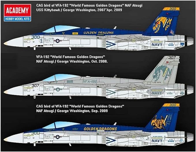 USN F/A-18C VFA-192 1/72 ACY12564