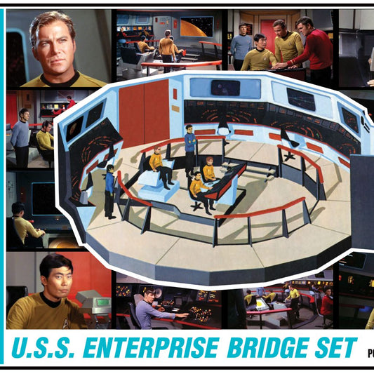 Pont de l'USS Enterprise de Star Trek 1/32 AMT1270