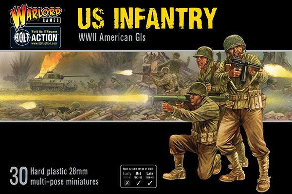 Bolt Action US Infantry WWII American GIs 1/56 (402013012)