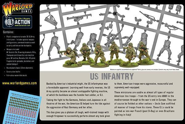 Bolt Action US Infantry WWII American GIs 1/56 (402013012)