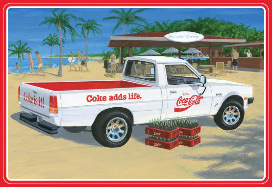 Pick-up Dodge Ram D-50 80 Coca-Cola 1/25 AMT1306