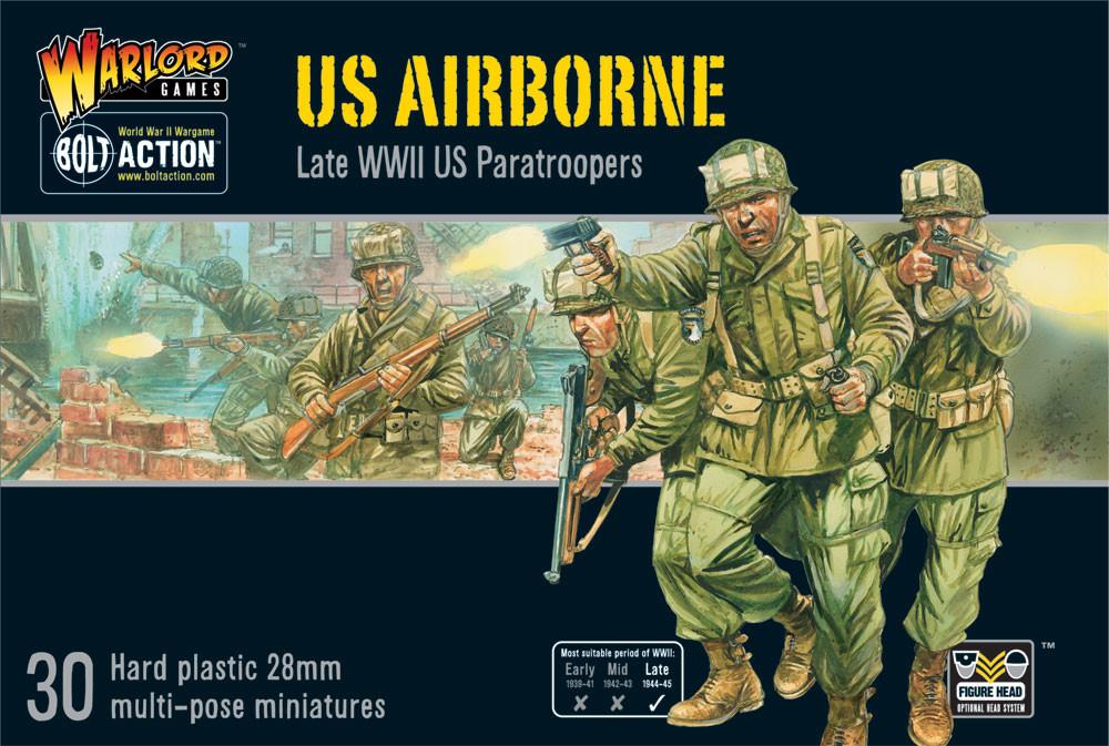 Bolt Action US Airborne Late WWII Paratroopers 1/56 (402013101)