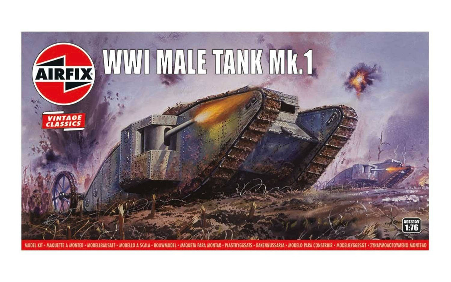 Airfix WWI Male Tank 1/76 ARXA013151