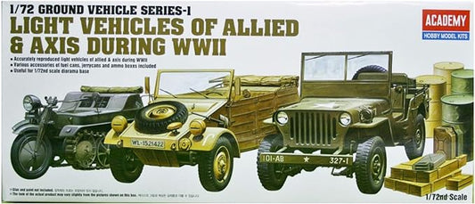 WWII Ground Vehicles Set 1/72 ACY13416