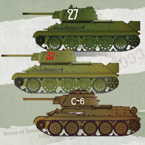 T34/76 Tank No.183 Factory Production 1/35 ACY13505