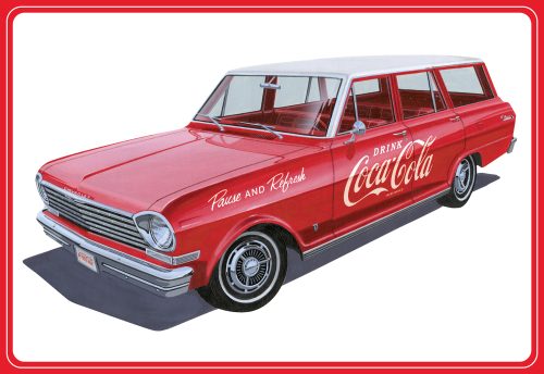 1963 Chevy II Nova Wagon Coca-Cola 1/25 AMT1353