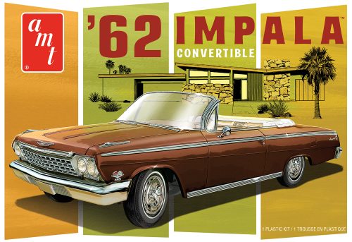 Chevrolet Impala décapotable 1962 1/25 AMT1355